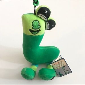 🔵 3 /$15 - Bipple & The Alphabet Eurps!
Lizzie Eurp Letter L Green Stuffed Toy